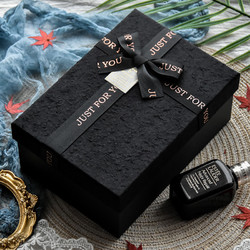 礼物盒送男生礼物包装盒礼品盒生日盒子黑色高级感口红礼盒空盒