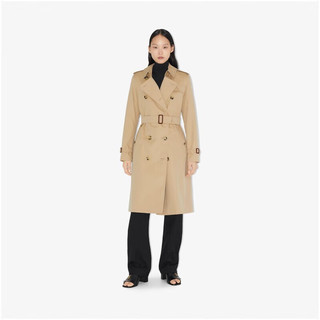 博柏利（BURBERRY）女装 肯辛顿版型 – 长款 Heritage Trench 风衣80794141