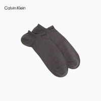 Calvin Klein Jeans24春夏男士两双装字母提花运动休闲短袜LS000361 061-石墨灰 OS