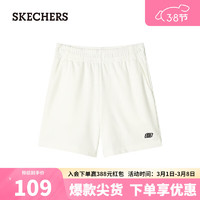 斯凯奇（Skechers）斯凯奇简约运动裤子L122W057 棉花糖白/0074 XL 