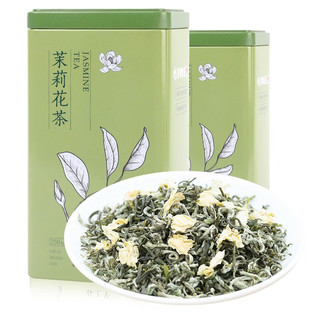 春上早 500g 茉莉花茶特级飘雪浓香型茉莉毛尖四川花茶叶茉莉花茶