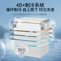 AUCMA 澳柯玛 BC/BD-143NE 小冰柜家用小型冷藏冷冻柜冷柜 一级能效省电