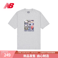 NEW BALANCE上衣24男款潮流运动休闲短袖T恤 AGT MT41598 L