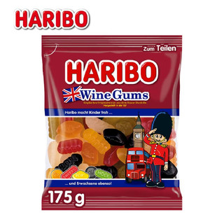 HARIBO   哈瑞宝软糖qq糖果汁橡皮糖 混合水果口味糖果 卫兵175g