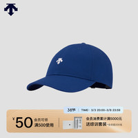 DESCENTE迪桑特 MOVE PACK系列男女同款棒球帽 BU-蓝色 M