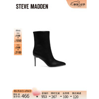 史蒂夫·马登 STEVE MADDEN/思美登冬时装套脚细高跟短靴女 LYRICALS 黑色 40