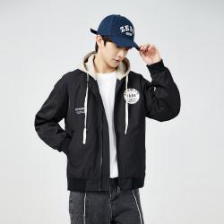 jeanswest真维斯春秋款时尚男士连帽上衣休闲户外百搭日常百搭男式