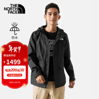 THE NORTH FACE北面冲锋衣男24春夏可挂胆户外运动防水透汽外套8AUK JK3 XXL