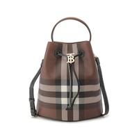 BURBERRY 博柏利 女款抽绳水桶包手提单肩斜挎包小号 80696551