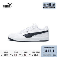 彪马（PUMA） 男女同款休闲鞋 COURT ULTRA LITE 389371 白-黑色-06 42