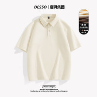 DESSO TONLION 唐狮 DESSO 美式复古polo衫短袖t恤