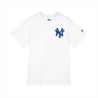 NEW ERA 纽亦华 春夏MLB NY纽约洋基复古大标质感舒适面料透气短袖T恤
