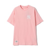 NEW ERA 纽亦华 潮牌夏款MLB NY经典情侣款短袖T恤潮流撞色圆领男士T恤