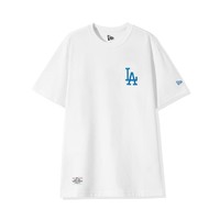 NEW ERA 纽亦华 夏季MLB LA经典撞色大标男式短袖潮流T恤情侣宽松T恤