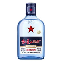红星二锅头 蓝瓶绵柔8纯 43度 150ml*一瓶