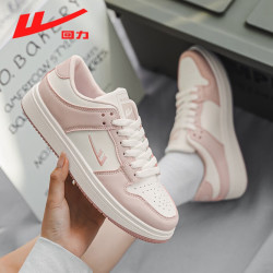 女鞋小白鞋女2024春季新款粉色鞋子女百搭透气休闲运动鞋低帮板鞋