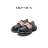 COZY STEPS可至 春季休闲舒适乐福鞋厚底Q弹增高泡泡鞋 5171 香草奶白 5171 38