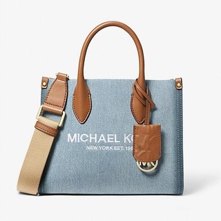 MICHAEL KORS 迈克·科尔斯 Mirella 小号丹宁牛仔斜挎包