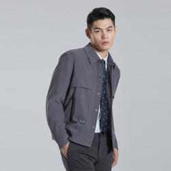 lilanz利郎官方春秋季简约短款夹克外套休闲通勤男式夹克