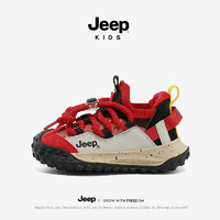 Jeep 龙年限定jeep童鞋男童鞋子红色新年款贺岁2024新款春秋儿童运动鞋