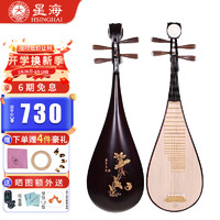 Xinghai 星海 琵琶民族弹拨乐器儿童成人初学入门专业考级演奏琵琶 8971LY