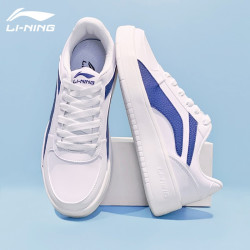 lining李宁小白鞋复古透气滑板鞋