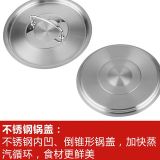 菲仕乐（Fissler）蒸锅汤锅雅格不锈钢奶锅双耳蒸笼炖锅 菁选汤锅加深款 20cm