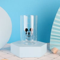 Disney 迪士尼 儿童高硼硅玻璃牛奶杯260ml 蜘蛛侠/米妮/米奇/苏菲亚 可选