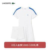 法国拉科斯特 LACOSTE女装24春季时尚修身连衣裙EF3873 001/白色 34/155
