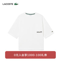 LACOSTE法国鳄鱼男士24春季T恤|TH3766 70V/米白色 3 /170