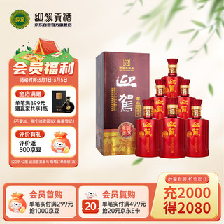 YJGJ 迎驾贡酒 淮南子 尊品 42%vol 浓香型白酒 450ml*6瓶 整箱装