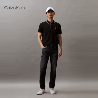 Calvin Klein Jeans24春夏男士休闲通勤合体版微弹水洗牛仔裤J325318 1BY-牛仔黑 36