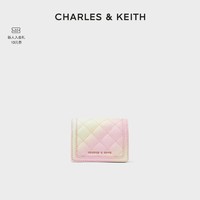 CHARLES & KEITH CHARLES&KEITH;女士绗缝格纹链条斜挎包钱包CK6-50701179