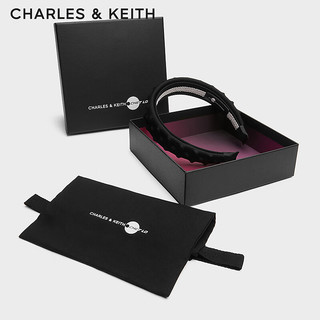 CHARLES&KEITH X Chet Lo系列飞织高颅顶发箍CK5-50151387 Noir黑色 R