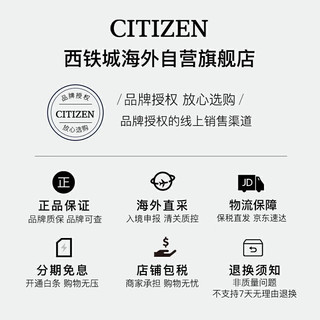 西铁城（CITIZEN）光动能钢带时尚休闲商务优雅气质防水女表EM0090-49L