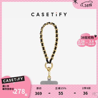 CASETIFYCASETiFY 适用于iPhone全系列 皮革链腕带便携手机挂绳 皮革链腕带（短）