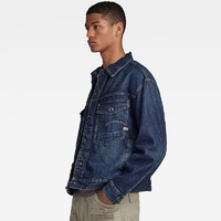 G-STAR RAW2023冬新Dakota环保丹宁13oz牛仔男士基础款夹克D23593