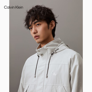 卡尔文·克莱恩 Calvin Klein Jeans24春夏男士户外织带魔术贴袖口运动连帽夹克J325904