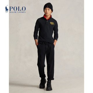 Polo Ralph Lauren 拉夫劳伦 男童 24年早春农历新年三匹小马棉Polo衫RL41069 001-Polo 黑