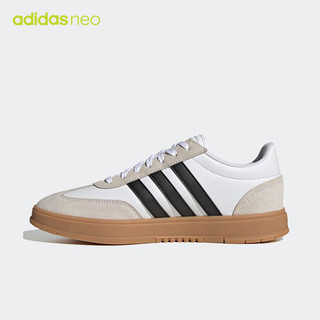 adidas 阿迪达斯 NEO Gradas 中性休闲运动鞋 FW3378 白色/黑色 38