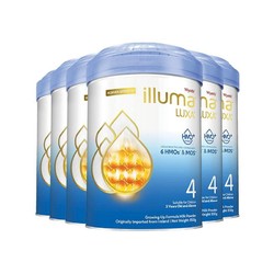 illuma 启赋 未来6HMO 儿童奶粉 4段 850g*6罐