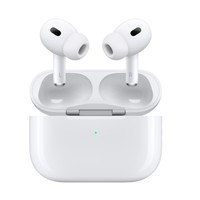 3.8焕新：Apple 苹果 AirPods Pro 2 入耳式降噪蓝牙耳机 白色 苹果接口