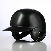 INVUI 英辉 棒球头盔打击头盔双耳棒球头盔护头防护罩棒球帽 黑色成年款