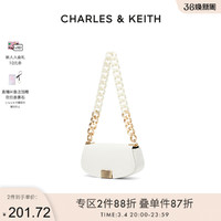 CHARLES & KEITH CHARLES&KEITH春季女包CK2-20270892巧克力链条包腋下包