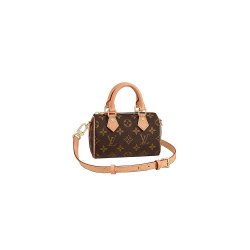 louis vuitton 路易威登 欧洲直邮lv路易威登nanospeedy女士棕色帆布