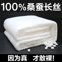 KING SILK 钱皇 100%桑蚕丝手工被 150*200cm 重3斤净重1斤