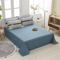 黛恒 100%全棉印花床单单件1.5m床家用宿舍单双人床上用品