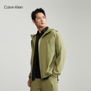 卡尔文·克莱恩 Calvin Klein Jeans24春夏男山系露营凉感外套J326339 L9N-青峰绿 M