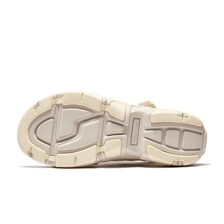斯凯奇Skechers女子休闲运动沙滩凉鞋轻质吸震舒适透气163260 自然色/NAT 39