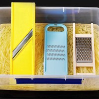 xumtom 龙江切丝器商用多功能切片切菜土豆丝擦丝器不锈钢刨丝神器插菜板